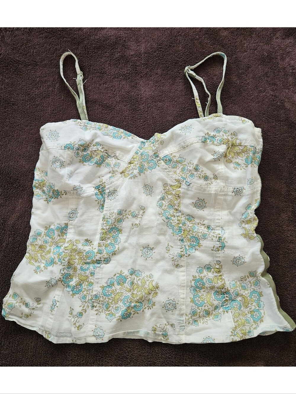 ❌SOLD❌ The Limited Vintage Floral Spaghetti Strap Top XS - EUC